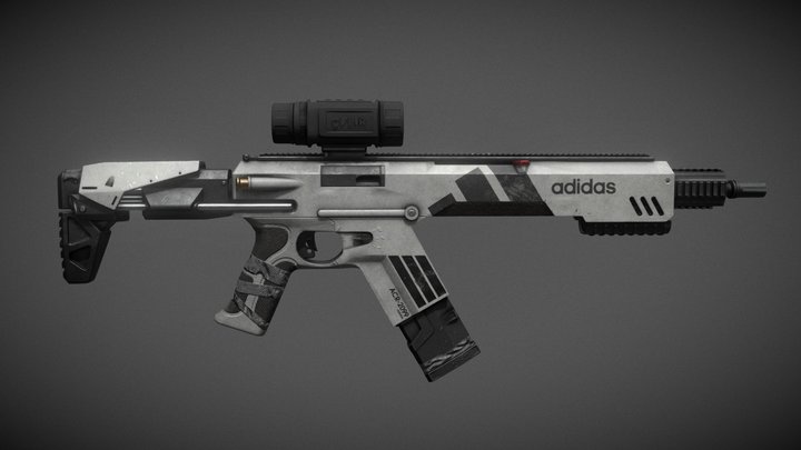 Adidas ACR-2099 Assault RIfle 3D Model