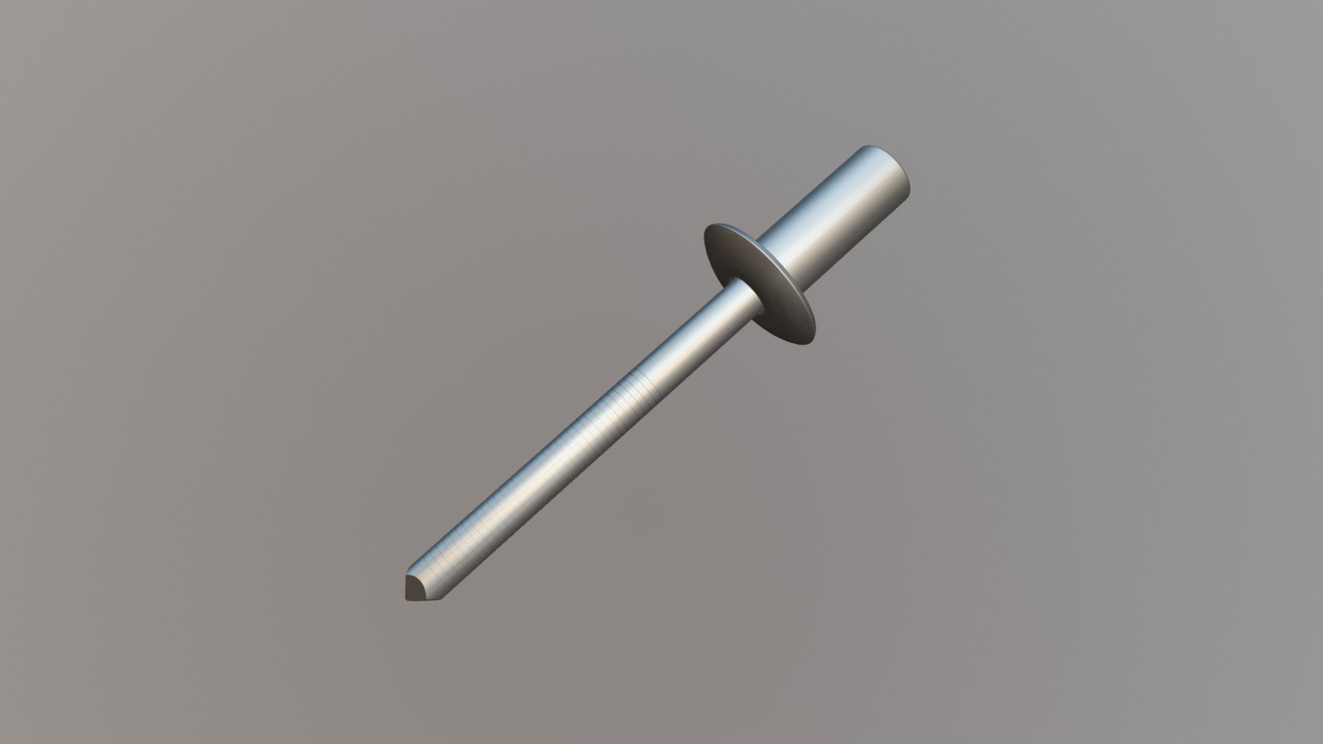 Rivet - Closed - Low Prof Domed Head - Ribbed - 3D model by rivetwise ...