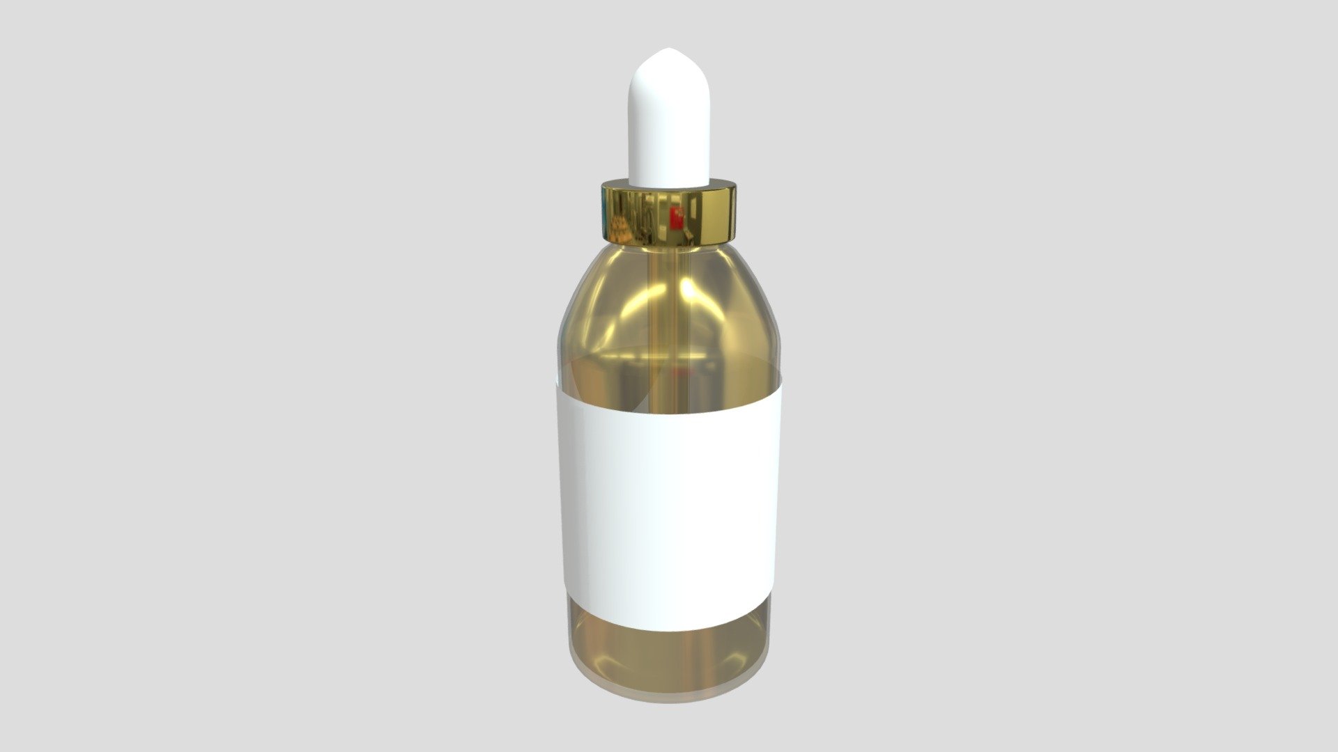 Dropper Bottle 3D model - Download Life and Leisure on