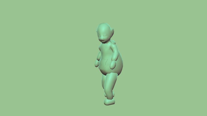SlendyTubbies III - More Anims... 3D Model