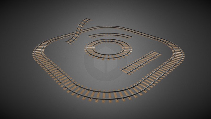 Rails pack 2 3D Model