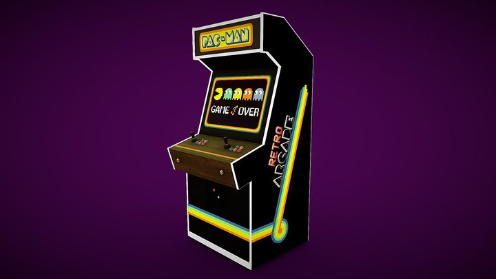 3December - Day 6 - Video Games - Pac Man 3D Model