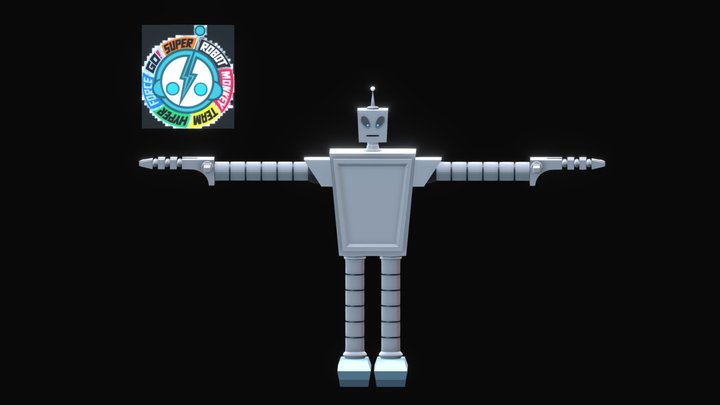 Super Robot (monkey team robot) 3D Model