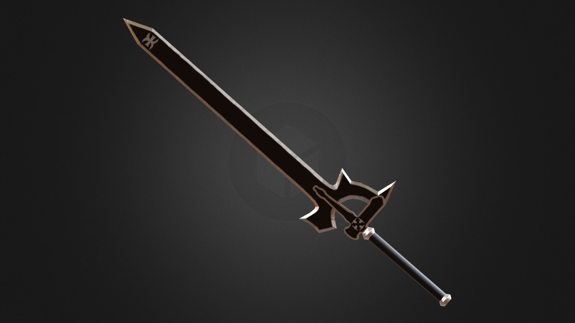 The Elucidator (Sword Art Online) - 3D model by _tom.j.l_ (@_t_jay_lee ...