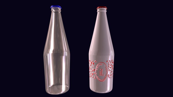 Botellas De Agua 3D Model