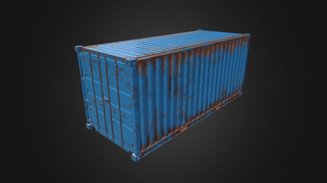 Medium, Closed Container 3D Model