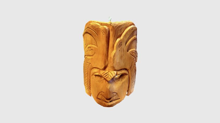 Unpainted Mask found in Belize