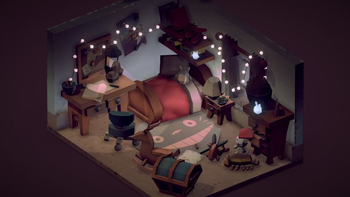 Ghibli room 3D Model