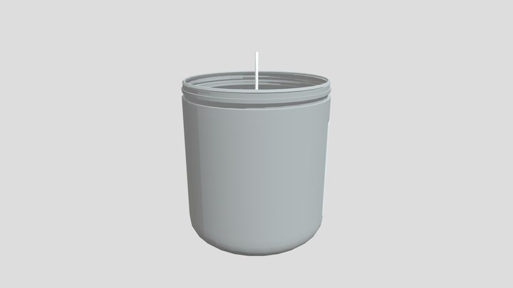 Candle 3D Model