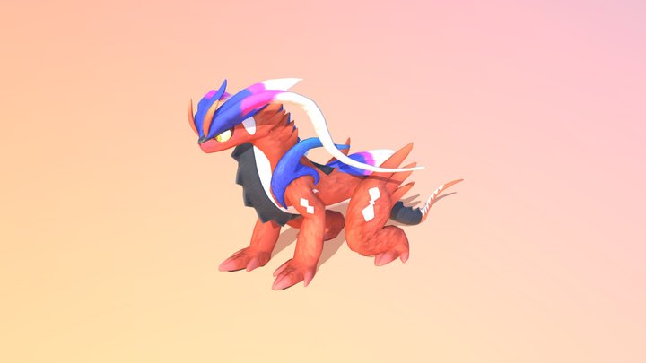 koraidon ride 3D Model