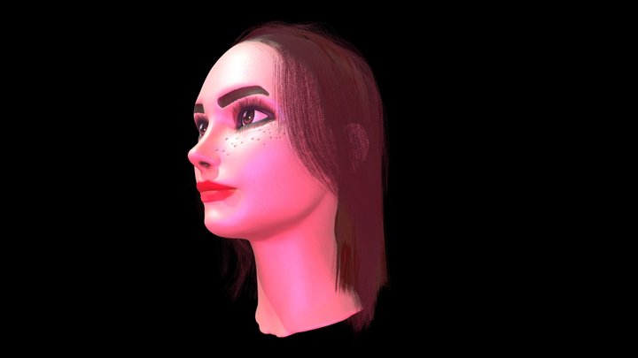 WOMAN  H.E.A.D (TOONISH) 3D Model