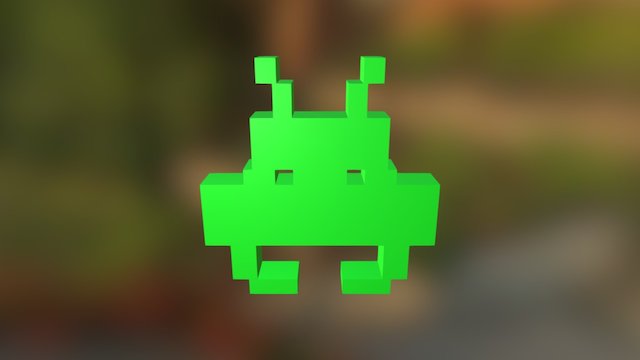 Invader 3D Model
