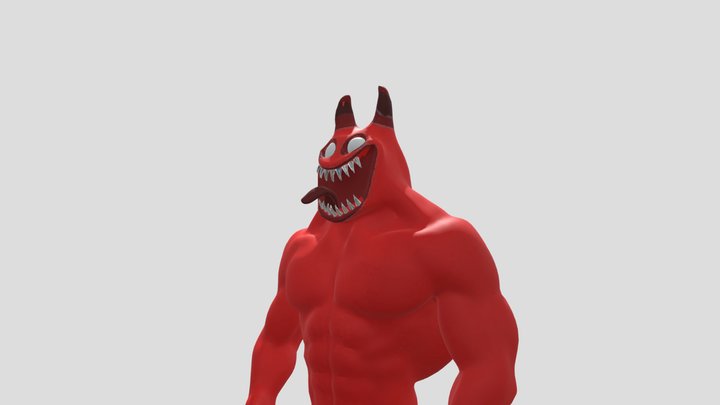 Hellish Buffed Banban 3D Model