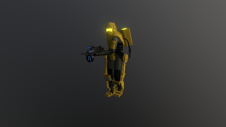 Alien Swarm - Technician 3D Model