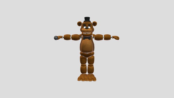 freddy_faz-bear_-_ar_-_workshop 3D Model
