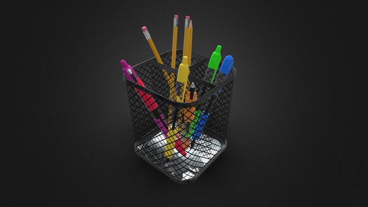 Pencil / Pen Holder 3D Model