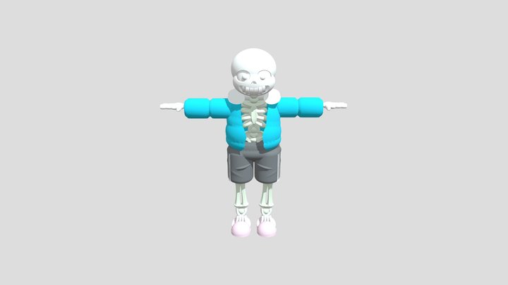Sans Undertale 3D Model