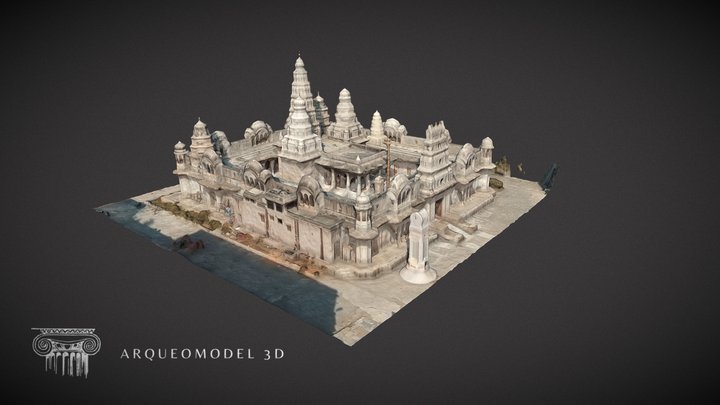 Old Rangji Temple PUSHKAR | INDIA 3D Model