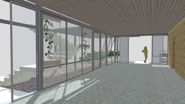 PROPUESTA CERRAMIENTO GALERÍA 3D Model