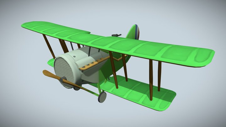 Bristol F.2B Fighter 3D Model