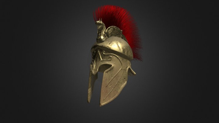 Assassin's Creed Odyssey - Helmet 3D Model