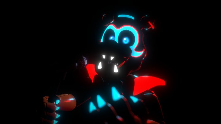 Glamrock Freddy FnafAR Style Kinda – Free 3D Model STL