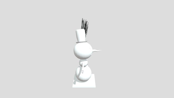 Snowman 3D Model