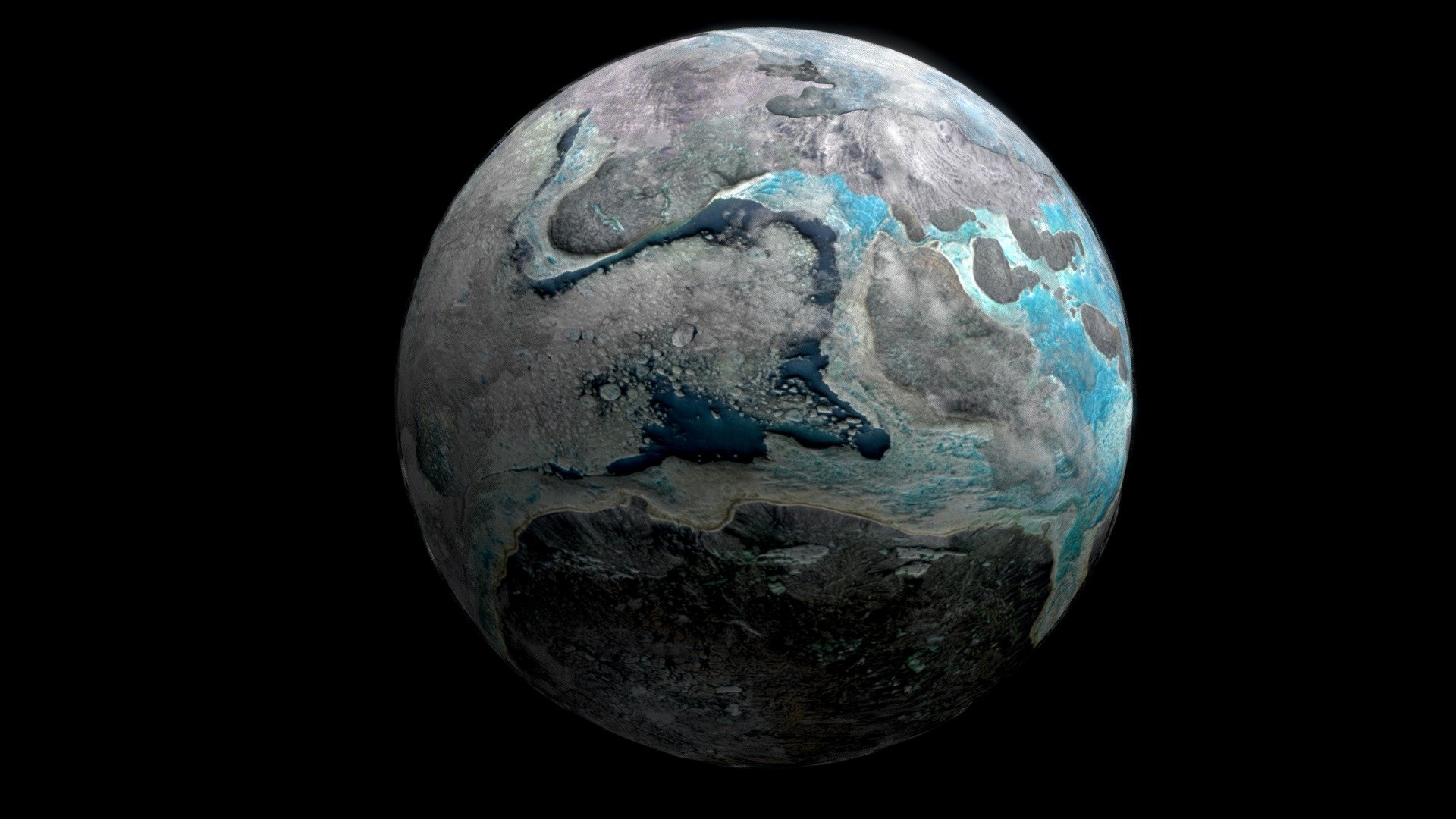 PBR Frozen Planet - 8K Textures - Buy Royalty Free 3D model by ...
