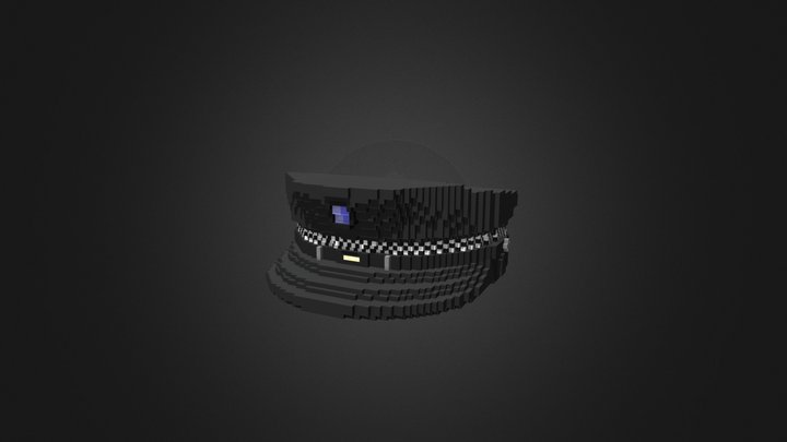 Police Hat - FOR SALE 3D Model