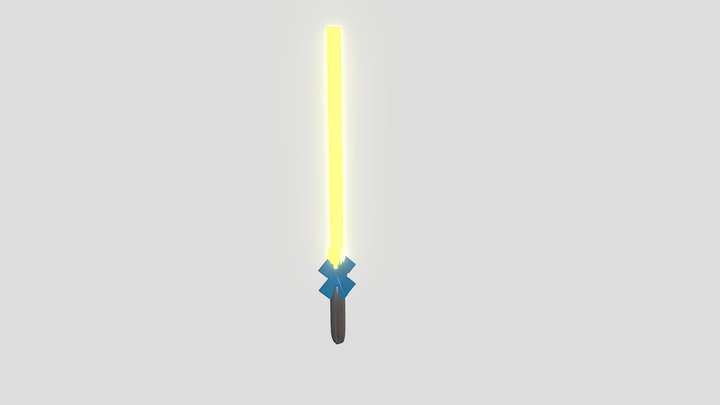 Golden sword of destiny 3D Model