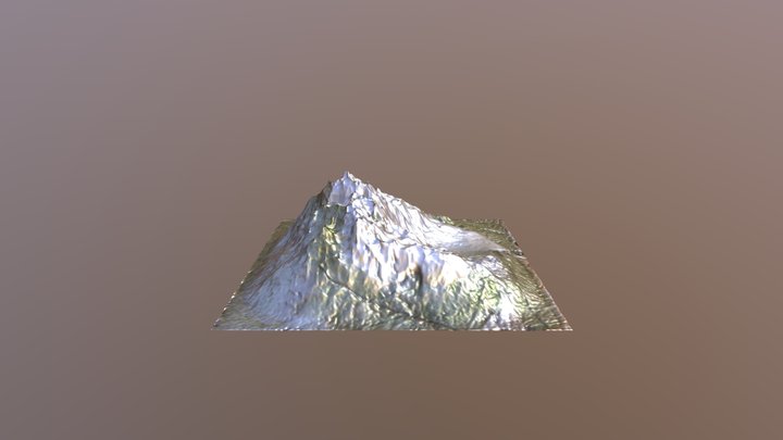 Ice Mountain 3D Model