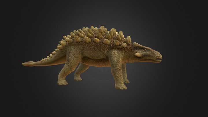 Ankylosaurus - Mobile Game Asset 3D Model