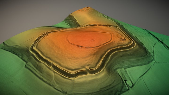 Scratchbury Camp, Wiltshire (UK) – Free 3D Model STL