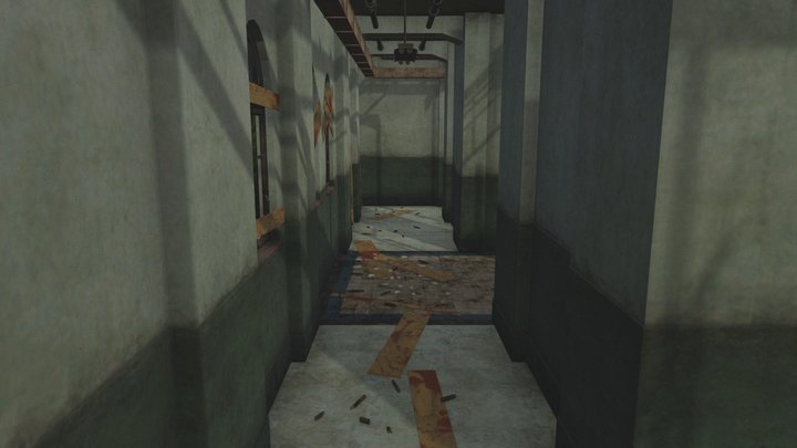 Horror corridor 6 – Free 3D Model STL