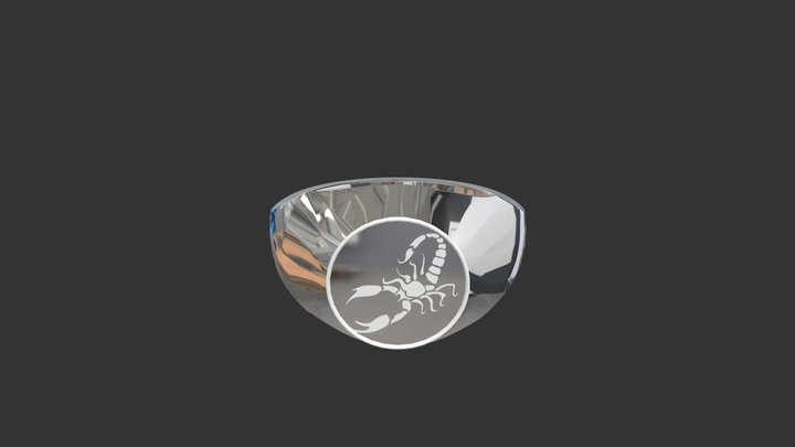 Scorpion Ring 3D Model
