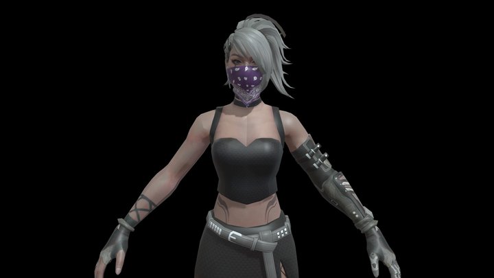 Katya ultra | Blood Strike 3D Model