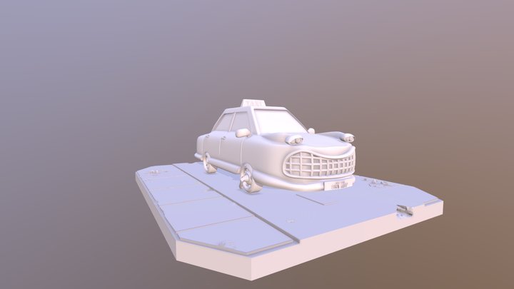 Taxi Model (3) 3D Model
