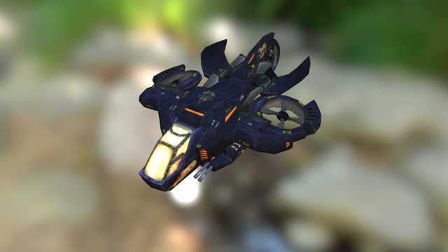 Cobra Gunship 3D Model
