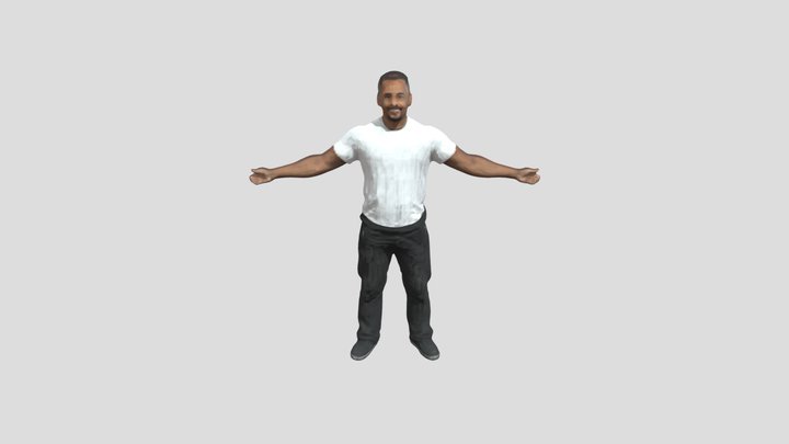 Confident Stance 3D Model
