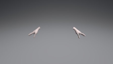 Leprechaun Hands 3D Model