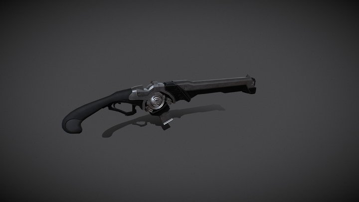 Sci-fi Gun 3D Model