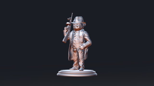 Pug2 3D Model