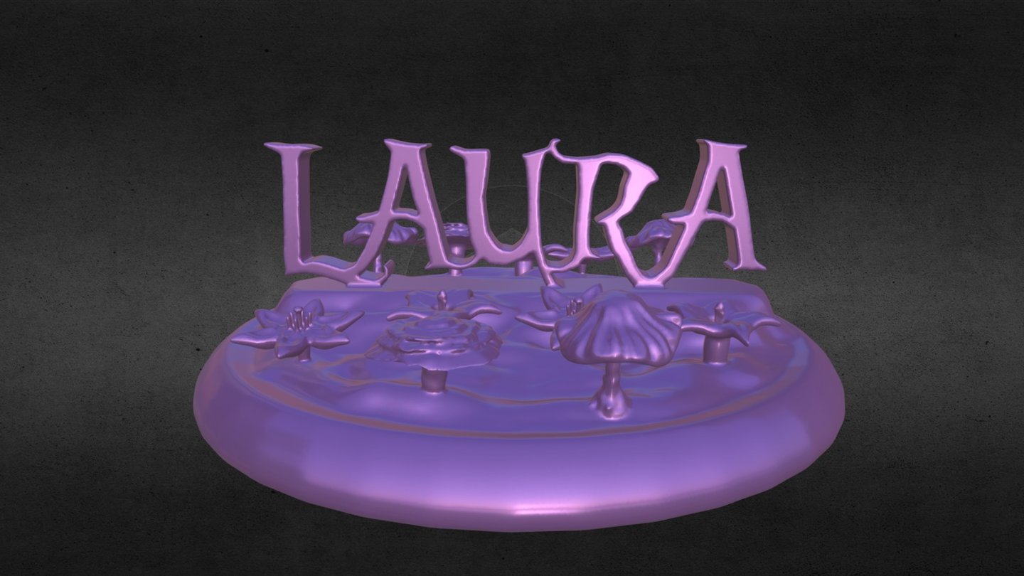 Laura Cut Out Present 3D-cember