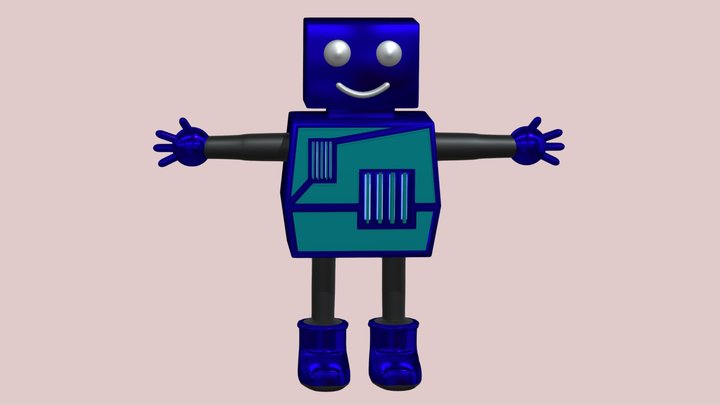 tumble robot susanbluerobot 3D Model
