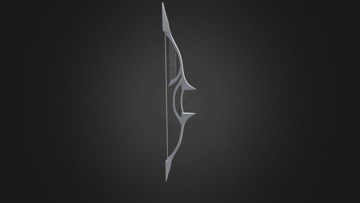 Harped Bow 3D Model