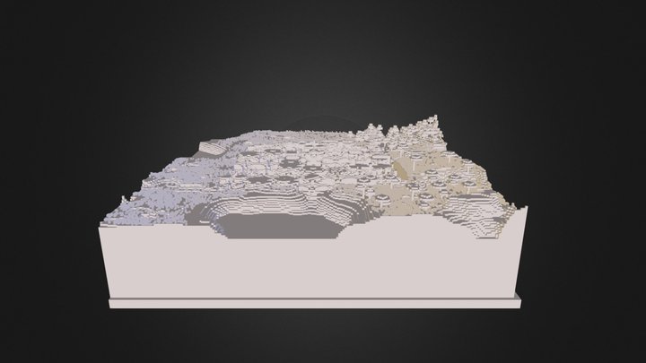 map inferno  donjon minecraft 3D Model