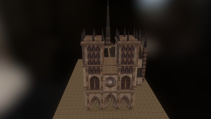 Giran - Church 3D Model
