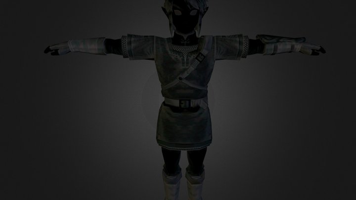 Dark Link (Textured) 3D Model