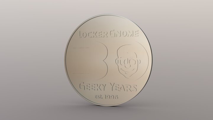 LockerGnome 30th Anniversary Coin/Medallion
