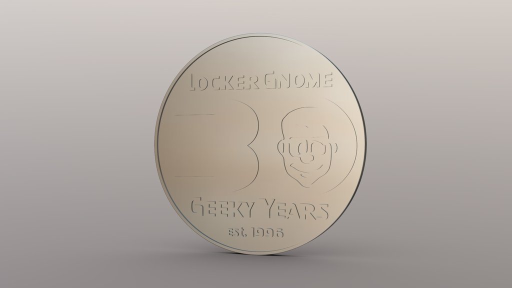LockerGnome 30th Anniversary Coin/Medallion